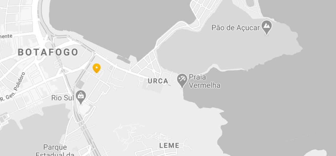 mapa marcando o endereço da loja